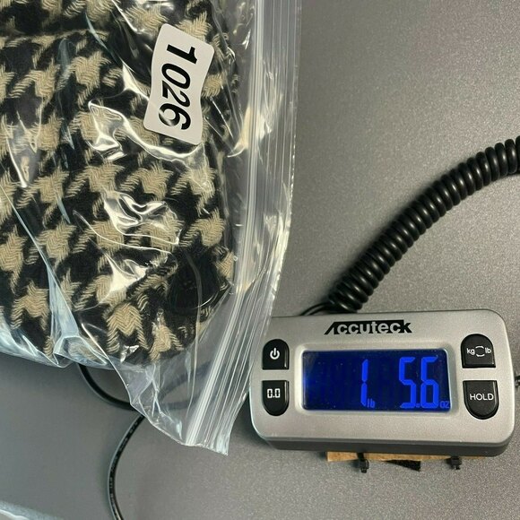 Talbots Wool Houndstooth Knit Jacket Womens Large Coat Sweater Career Dogtooth - Picture 9 of 9